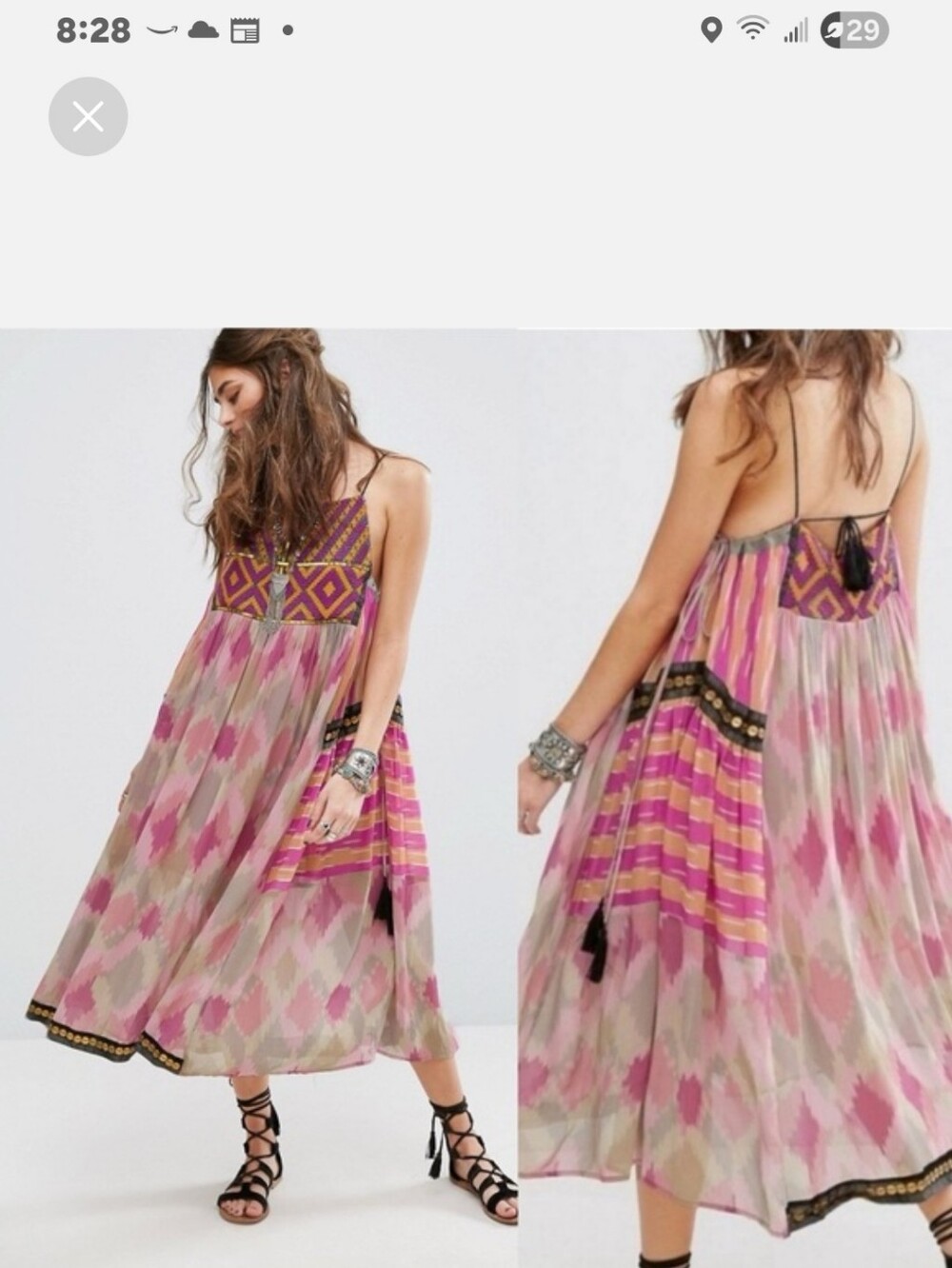 FreePeople gypsy inspired dress 👗 oversized fit